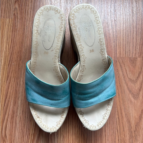 Bruno Magli Couture Wedge Sandals - Picture 4 of 7